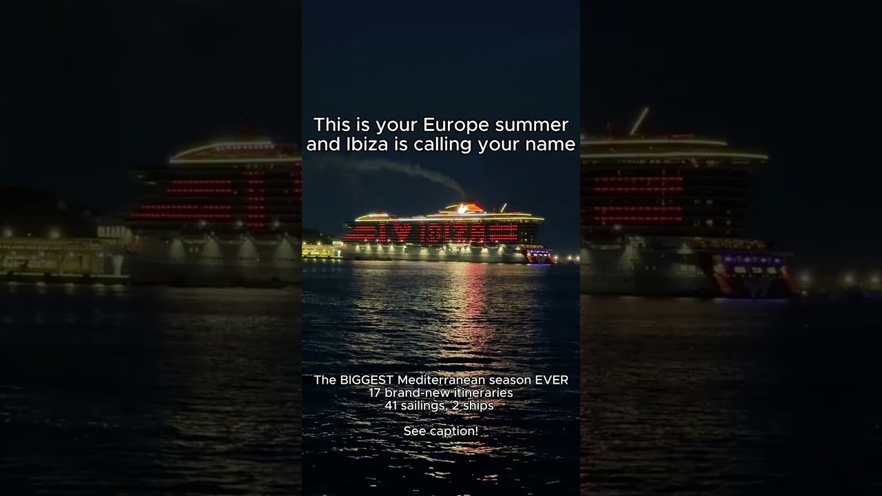 This is your Europe summer in Ibiza on Virgin Voyages and it's calling your name