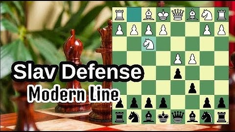 Slav Defense: Modern Line - chess - blitz