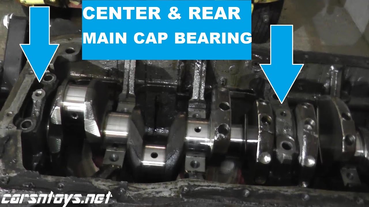 palm Infrared Smash How To Remove Center and Rear Main Bearing Caps WITHOUT A Puller - YouTube