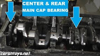 How To Remove Center and Rear Main Bearing Caps WITHOUT A Puller