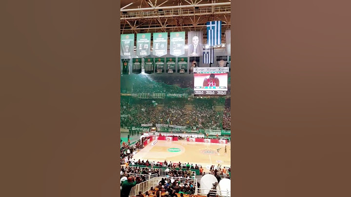 Sell-out crowd at OAKA Altion for @paobcgr vs @olympiacosbc  #euroleague Clasico #shorts