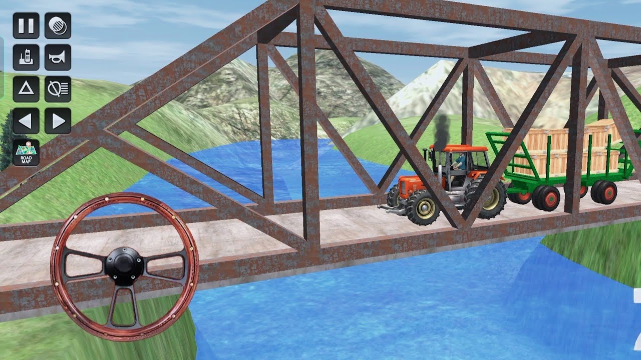 🔥I loaded the box on the trailer !!! Real Tractor Trolley Simulator INC