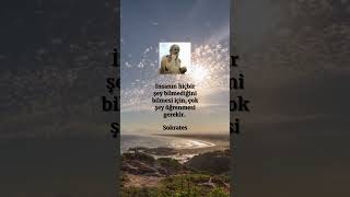 Bilmediğini bilmek...#sokrates #bilinçliyaşam #farkındalık #felsefe #filozofsözleri #bilgi #shorts