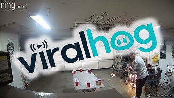 Sparkler Fun Ends in Surprise Chair Fire || ViralHog