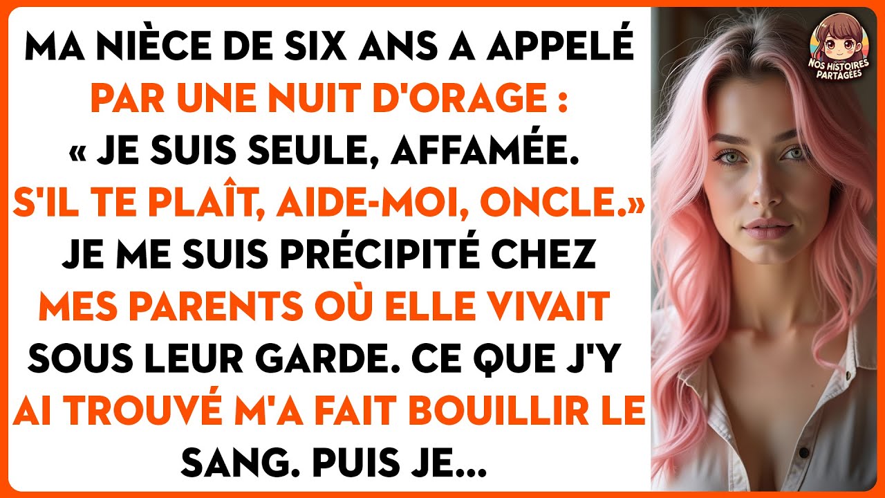Ma nièce m'appelle à l'aide. Je découvre la terrible trahison de mes parents.
