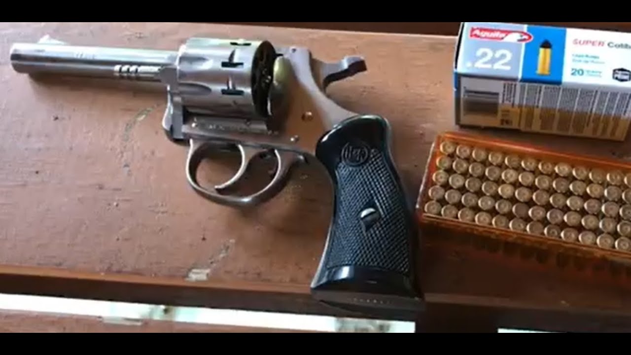 Harrington and Richardson 930 Nickel revolver H&R .22 Caliber .22LR .22short .22 colibri