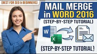 How to Mail Merge in Word 2016 (Step-by-Step Tutorial
