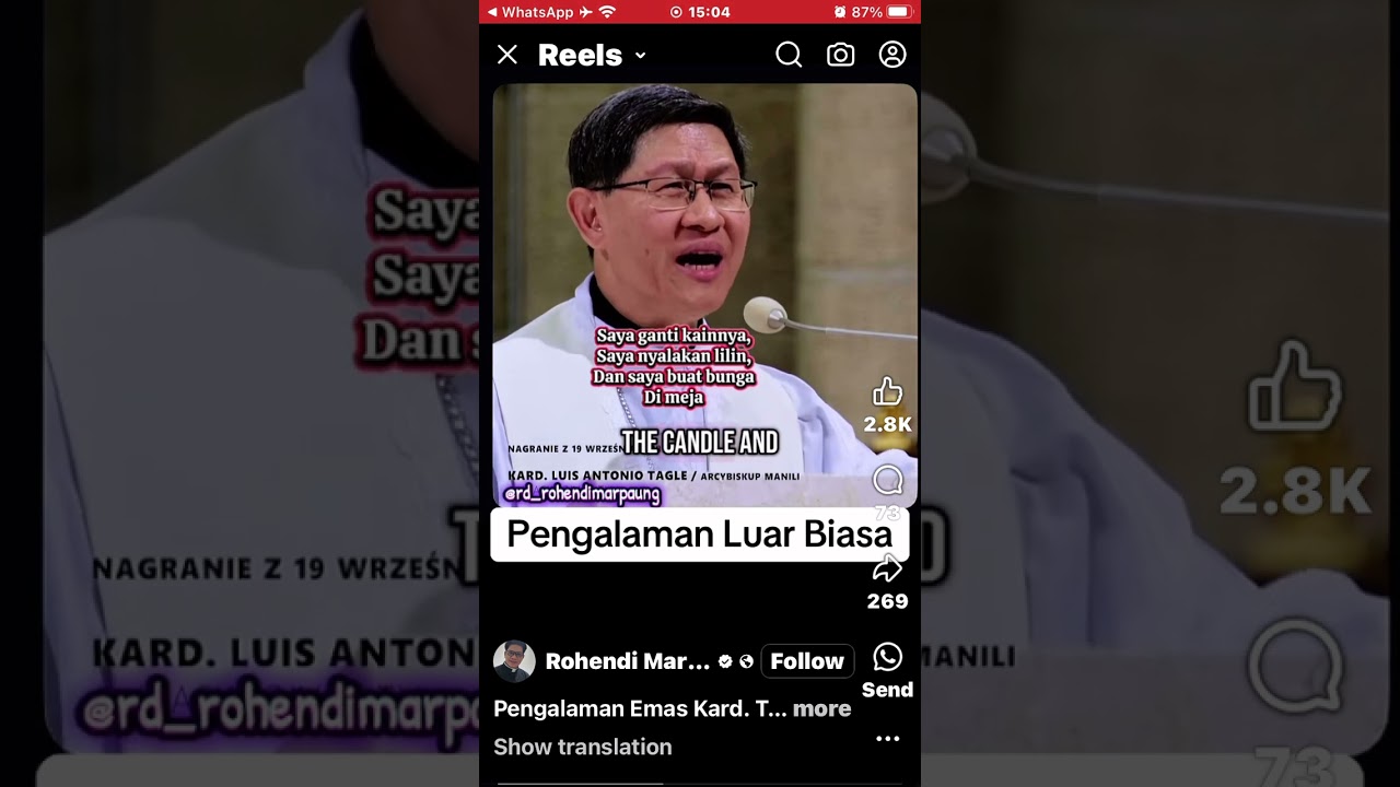 Cardinal Luis Tagle - Ministry to the Dying.