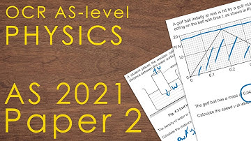 OCR A 2021 AS Paper 2 - AS-level Physics Past Paper