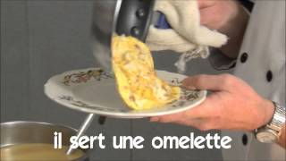 Französisch lernen # Vocabulaire # il sert une omelette screenshot 2