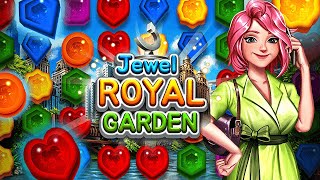 Jewel Royal Garden: Match 3 gem blast puzzle (Gameplay Android) screenshot 4