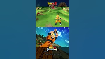 Goku SSJ2 Rush Attack Comparison   BT3 Vs Sparking ZERO