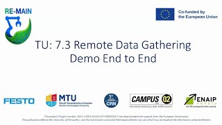 TU7 3 Demonstration remote date gathering | iMooX.at