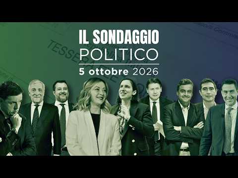 Video Sondaggio politico del 5 ottobre: come andrebbe se si votasse oggi