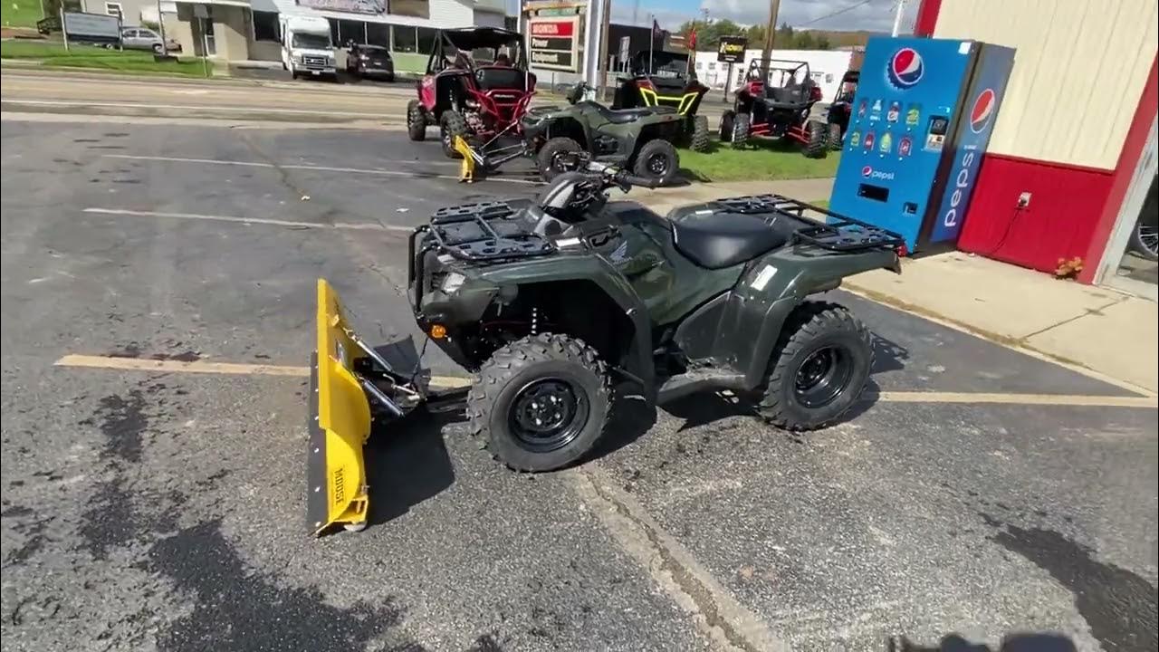 2023 Honda TRX420 FM rancher w/plow YouTube