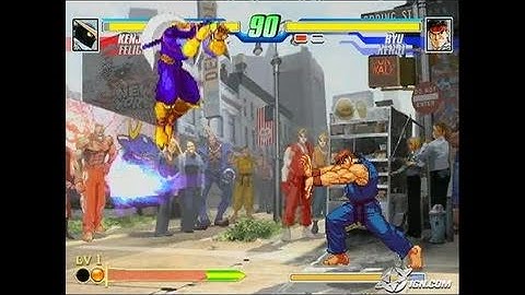 Capcom Fighting Evolution PlayStation 2 Gameplay - Kenji