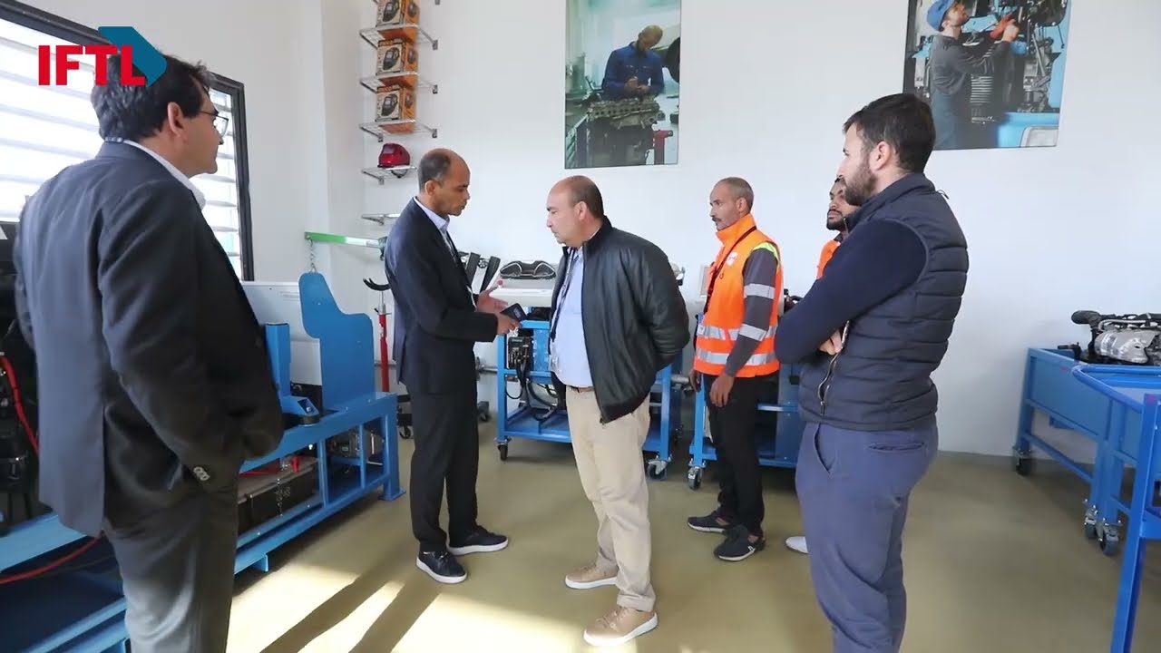 Visite de M. Moncef BELKHAYAT Président de H&S Holding à l'IFTL