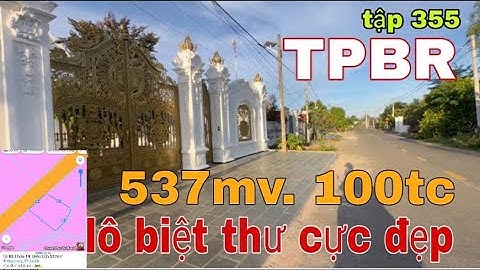 LÔ BIỆT THỰ CỰC ĐẸP NGAY TRUNG TÂM HOÀ LONG TPBT.RẤT THÍCH HỢP LÀM BIỆT THỰ NHÀ VƯỜN GIÁ CHỈ 3TY5