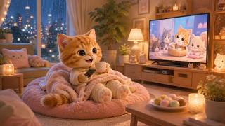 LIVE ☁️Soft ASMR, peaceful vibes, kawaii animation, and a warm bedtime routine to help you relax. screenshot 5