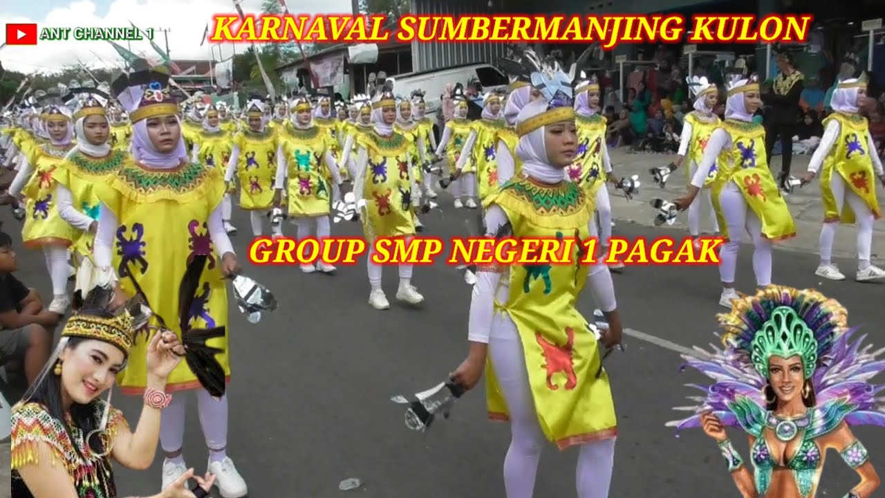 Karnaval Sumbermanjing kulon 2024 group SMP negeri 1 pagak
