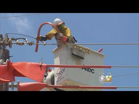 Oncor Workers Talk Of Beating The Heat