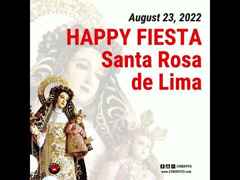 Happy Fiesta Santa Rosa de Lima #fiesta #feast #santarosadelima #santarosa #sulongsantarosa