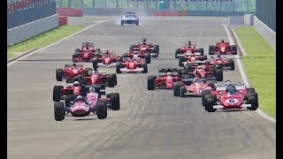 Ferrari F1 2018 vs All Ferrari F1 Cars - Spa