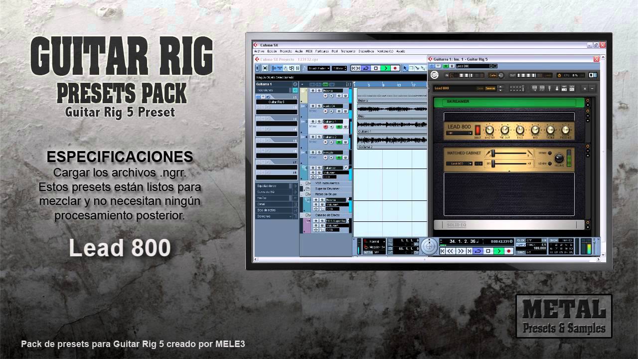 guitar rig presets for ep