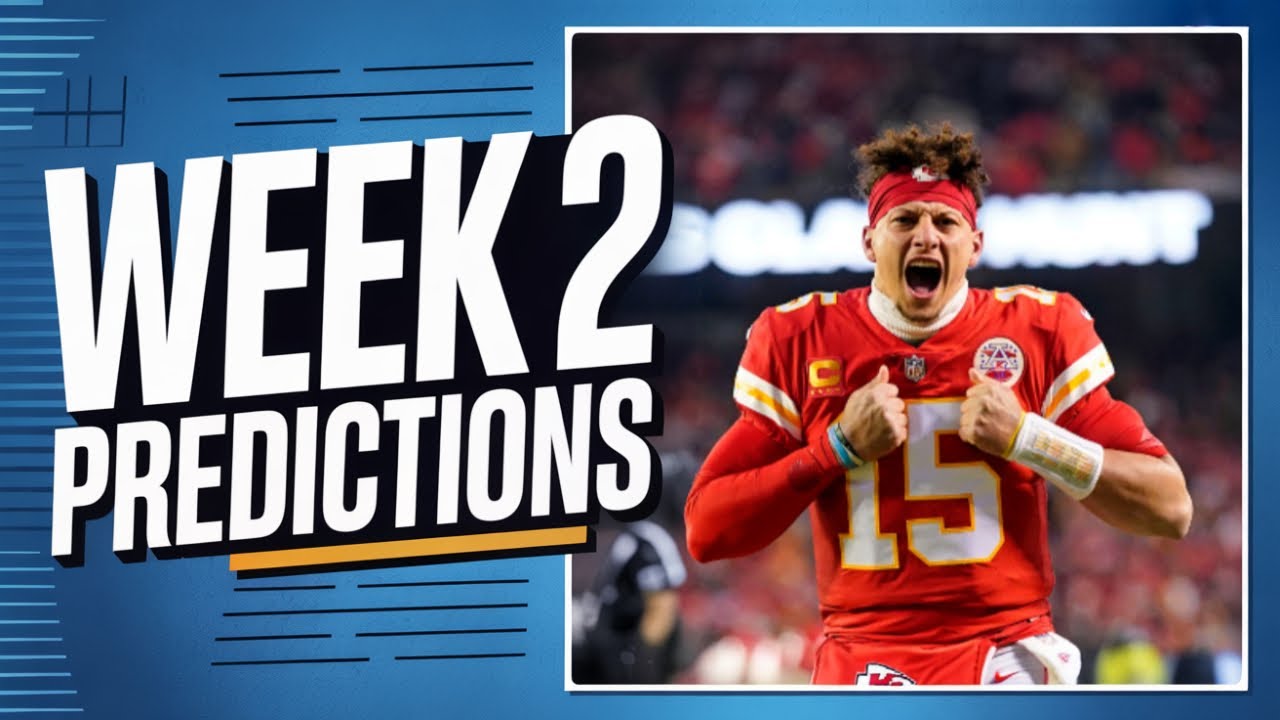 Exciting Nfl Predictions For Week 2 Youtube