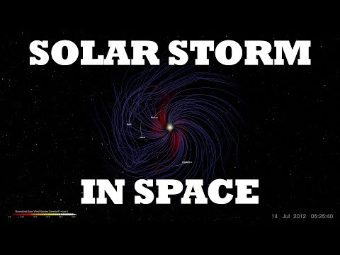 NASA Visualization Of One Of The Largest Solar Storm Observed In Space
