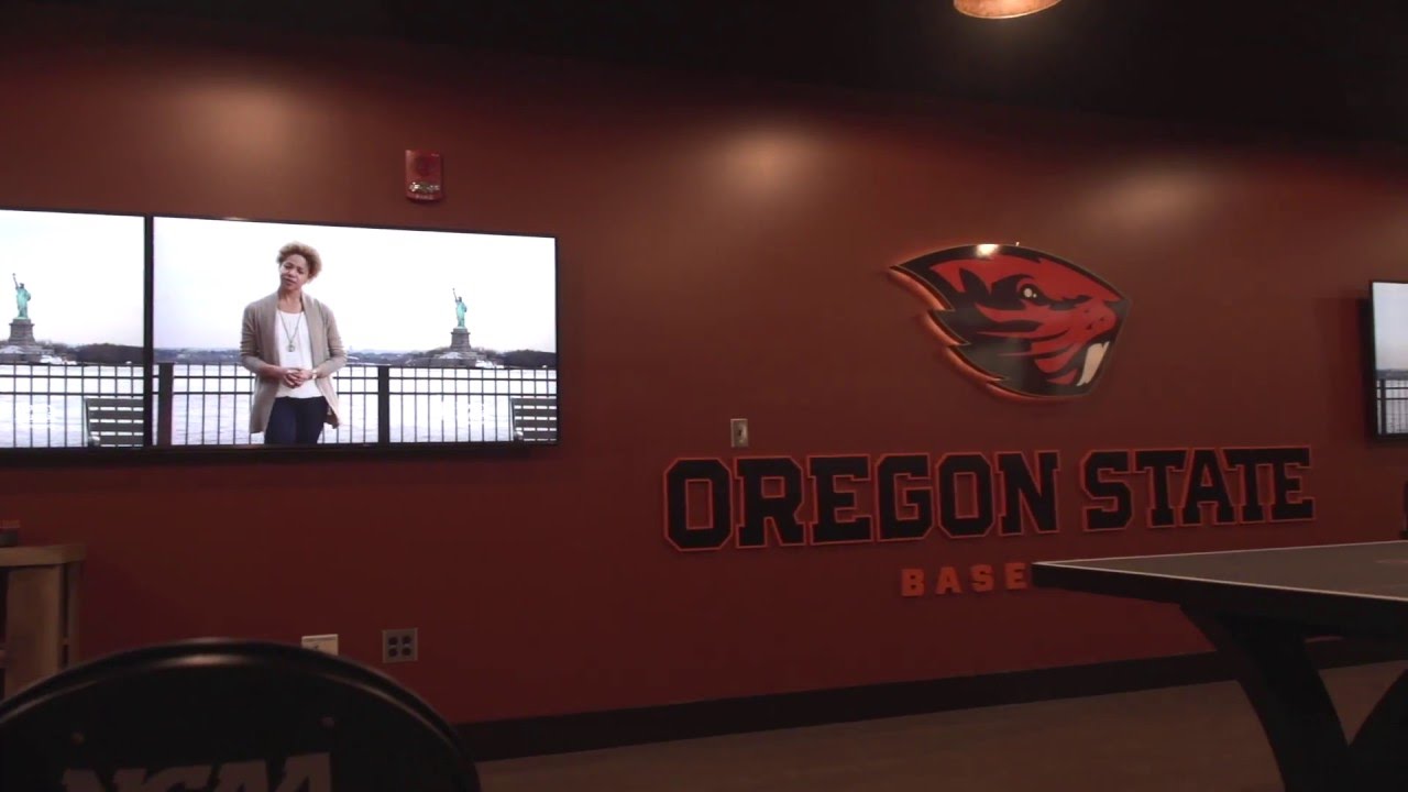 Oregon State Baseball Team Room Opening 3 8 2016