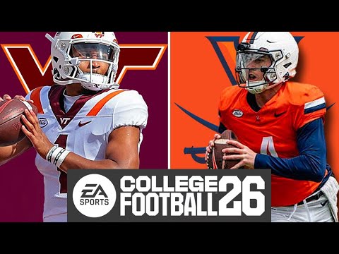 Virginia Tech (9-2) at Virginia (4-7) - Week 14 Simulation (EA College Football 26)