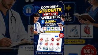 Doctors & Students Need This Website 👀 #shorts #medicalillustration