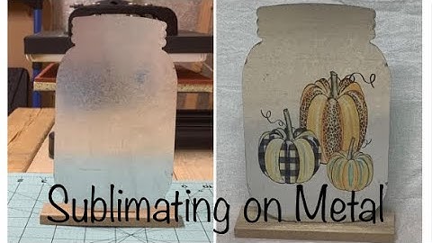 Sublimating on Metal | Dollar Tree Metal Decor | Sublimating on Laminate Sheets