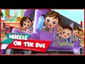 🔴 Wheels On The Bus Dance | Dance Party | Banana Cartoon Preschool Nursery Rhymes &amp; Kids Songs