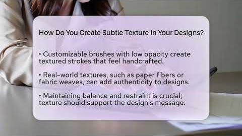 How Do You Create Subtle Texture In Your Designs? - Graphic Design Nerd