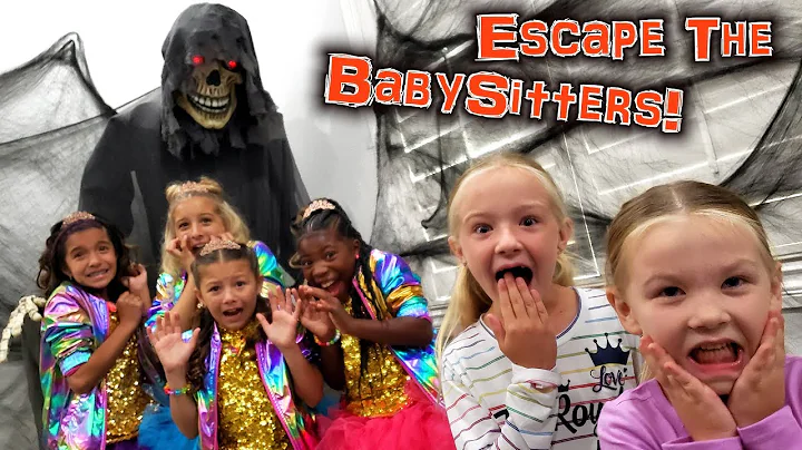 Escape the Babysitter! Haunted House Prank on Baby...