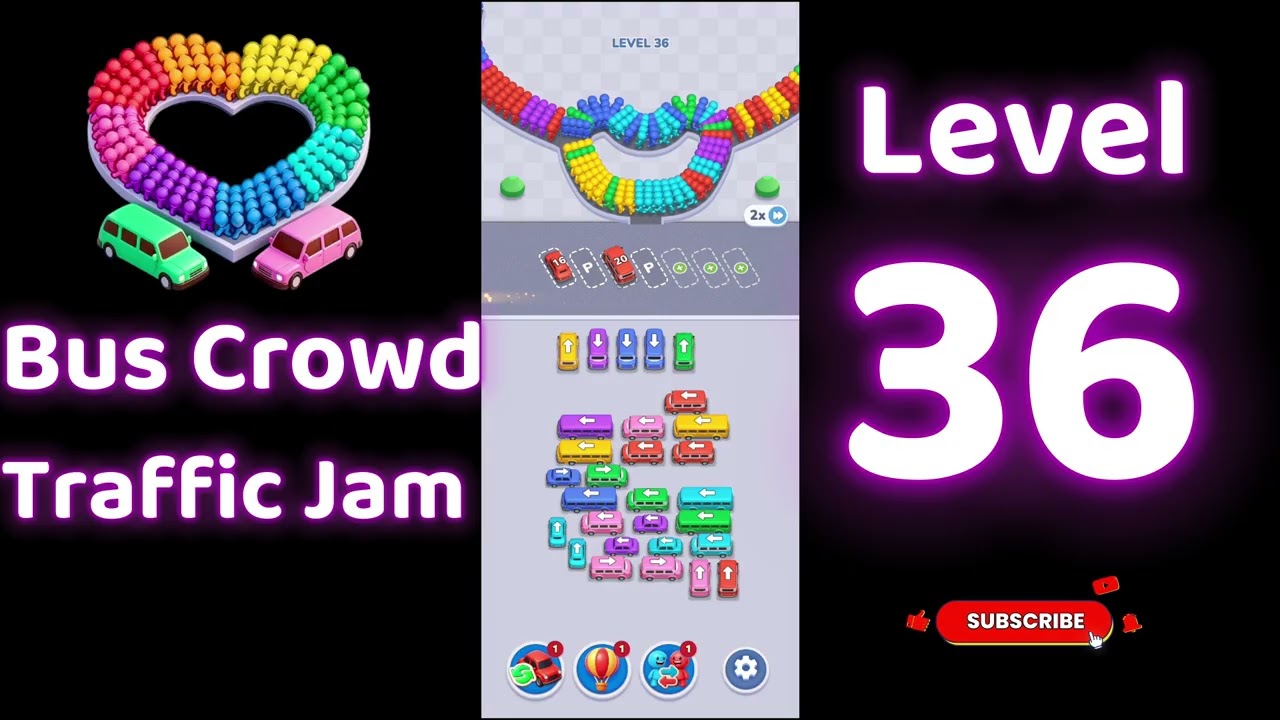 Bus Crowd Traffic Jam Level 36 Walkthrough – Step by Step Guide