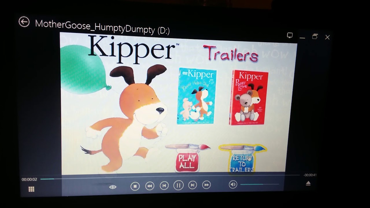 Mother Goose Stories Humpty Dumpty DVD Menu Walkthrough YouTube