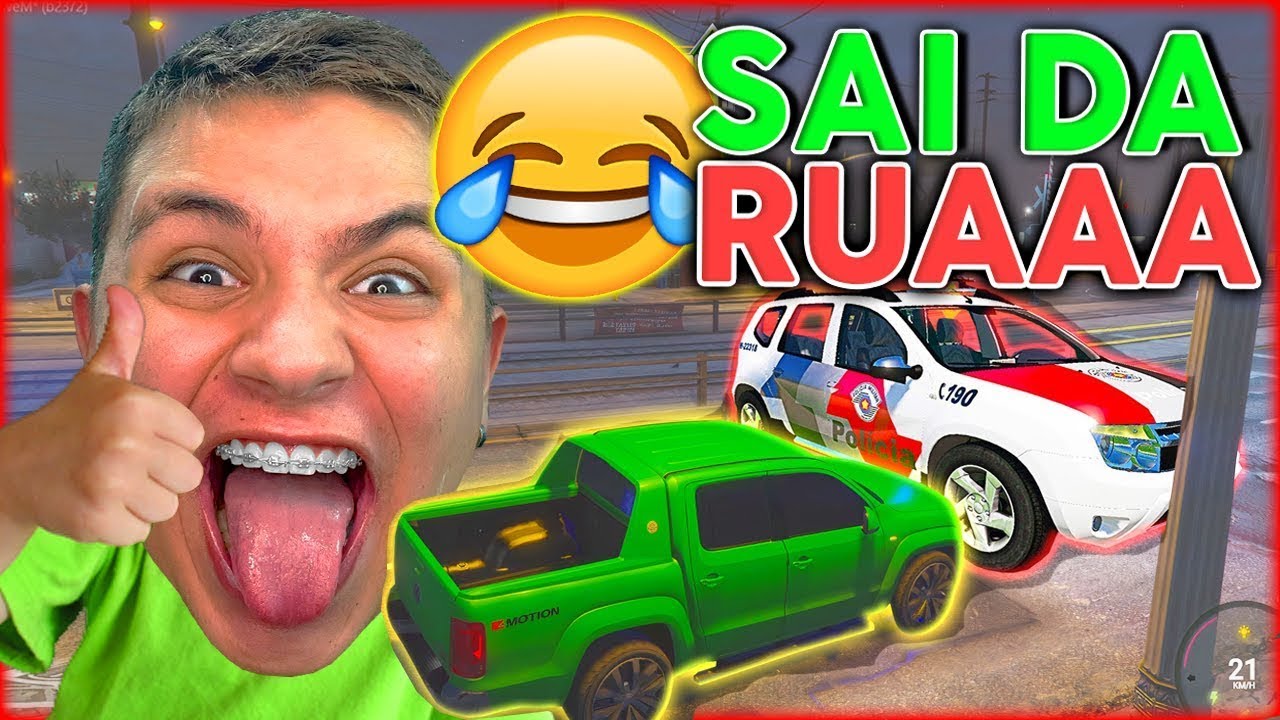 FUGA DA POLlCIA MUITO RUIM no GTA RP KKKK (Paulinho o LOKO)