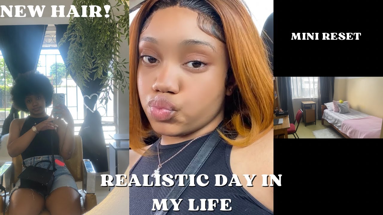 Realistic Day in My Life| mini rest, new hair, clean room