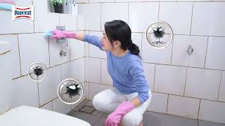 Daiso Japan Mold Remover Spray for HDB BTO Stubborn Toilet tiles