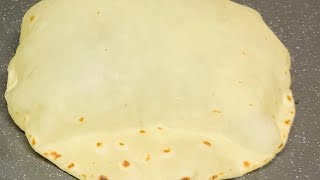 Deliciosas tortillas de arina con queso crema