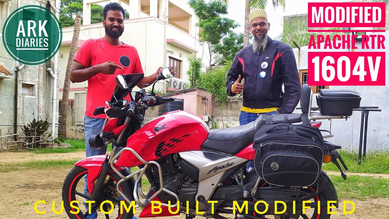 Best Modified TVS Apache RTR 1604V | 30k Custom Built Modified | Apache Lovers | ARK Diaries