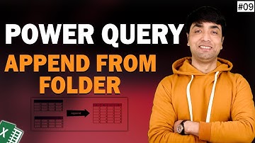 Append Data from Folder | Combine Multiple Excel Files into One using Power Query