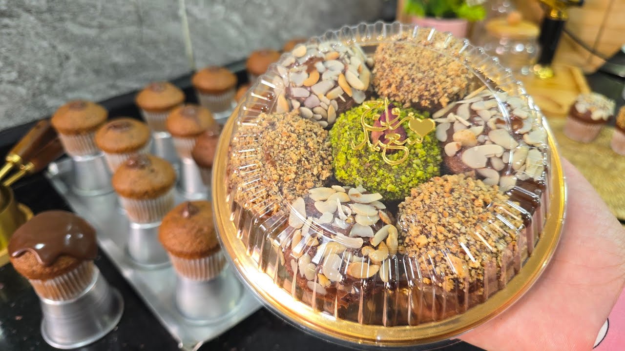 هاكي الجديد🔥مشروع مربح أعراس 2026💥ميني مادلان الملعقة محشي بالشكولاطة بتزيين بريستيج ضربة فالبنة👌💪