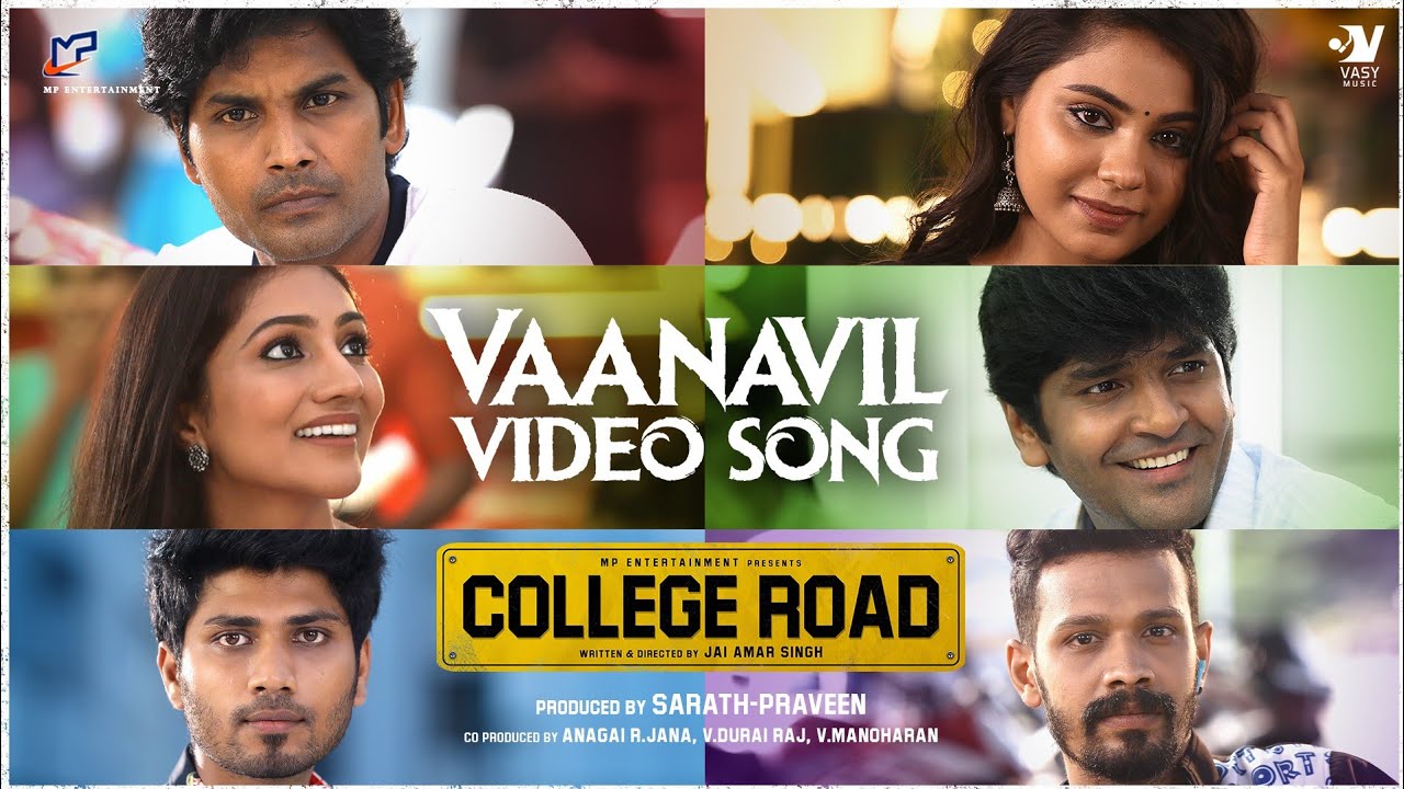 Vaanavil Video Song  College Road  Lingesh  OfRO  Kavin Paul Raj  Jai Amar Singh