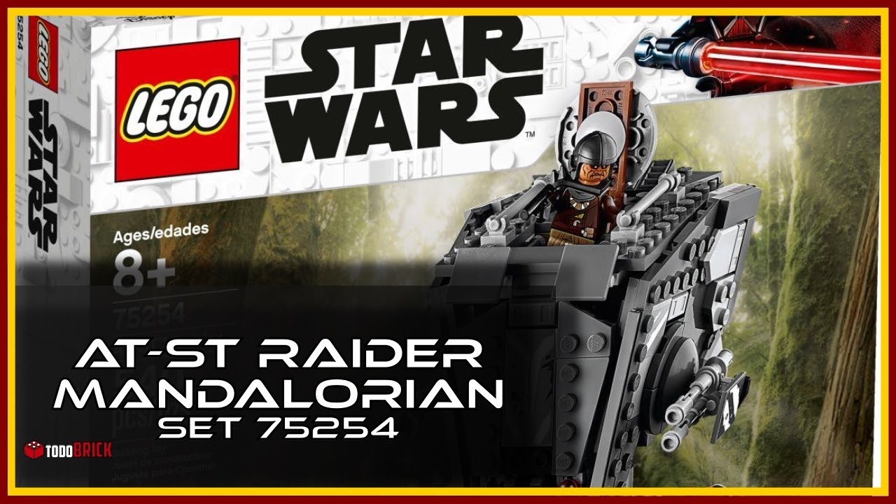 Análisis del LEGO 75254 AT-ST Raider de la serie El Mandaloriano - YouTube