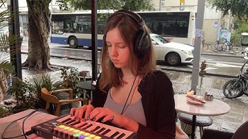 rainy Tel Aviv Ableton loop performance with Novation Launchkey mini mk3