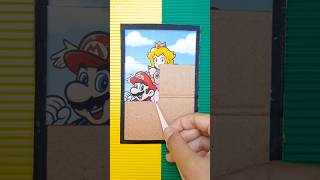 Mario with Princes and Luigi Easy Paper craft Idea #trending #mario